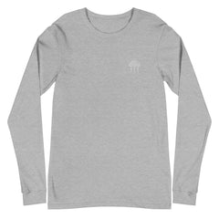 Embroidered Long-sleeve Tee - Classic White Jelly
