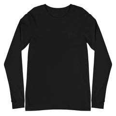 Embroidered Long-sleeve Tee - Classic Black Jelly