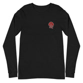 Embroidered Long-sleeve Tee - Comic Jelly
