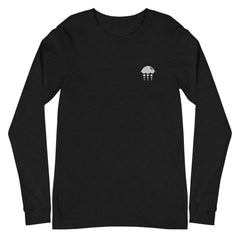 Embroidered Long-sleeve Tee - Classic White Jelly