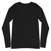 Embroidered Long-sleeve Tee - Classic Black Jelly