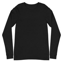 Embroidered Long-sleeve Tee - Classic Black Jelly