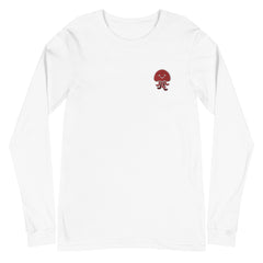 Embroidered Long-sleeve Tee - Comic Jelly