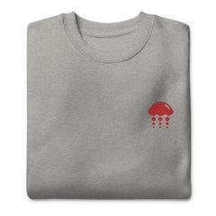 Embroidered Sweatshirt - Classic Red Jelly