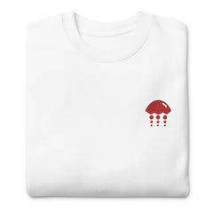 Embroidered Sweatshirt - Classic Red Jelly