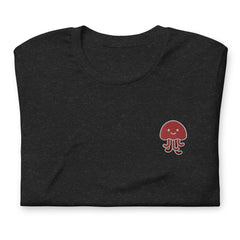Embroidered Short-sleeve Tee - Comic Jelly