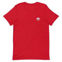 Embroidered Short-sleeve Tee - Classic White Jelly