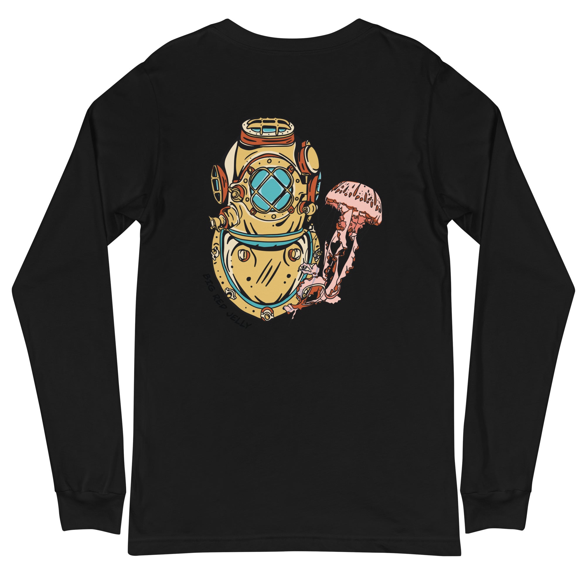 Graphic Long-sleeve Tee - Retro Diver