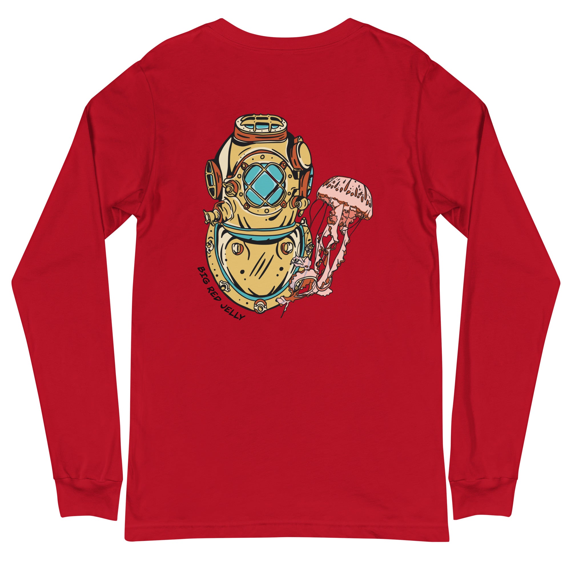 Graphic Long-sleeve Tee - Retro Diver