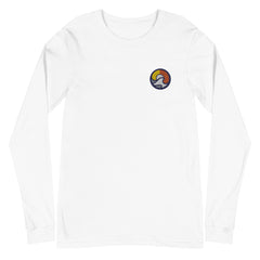 Embroidered Long-sleeve Tee - Making Waves