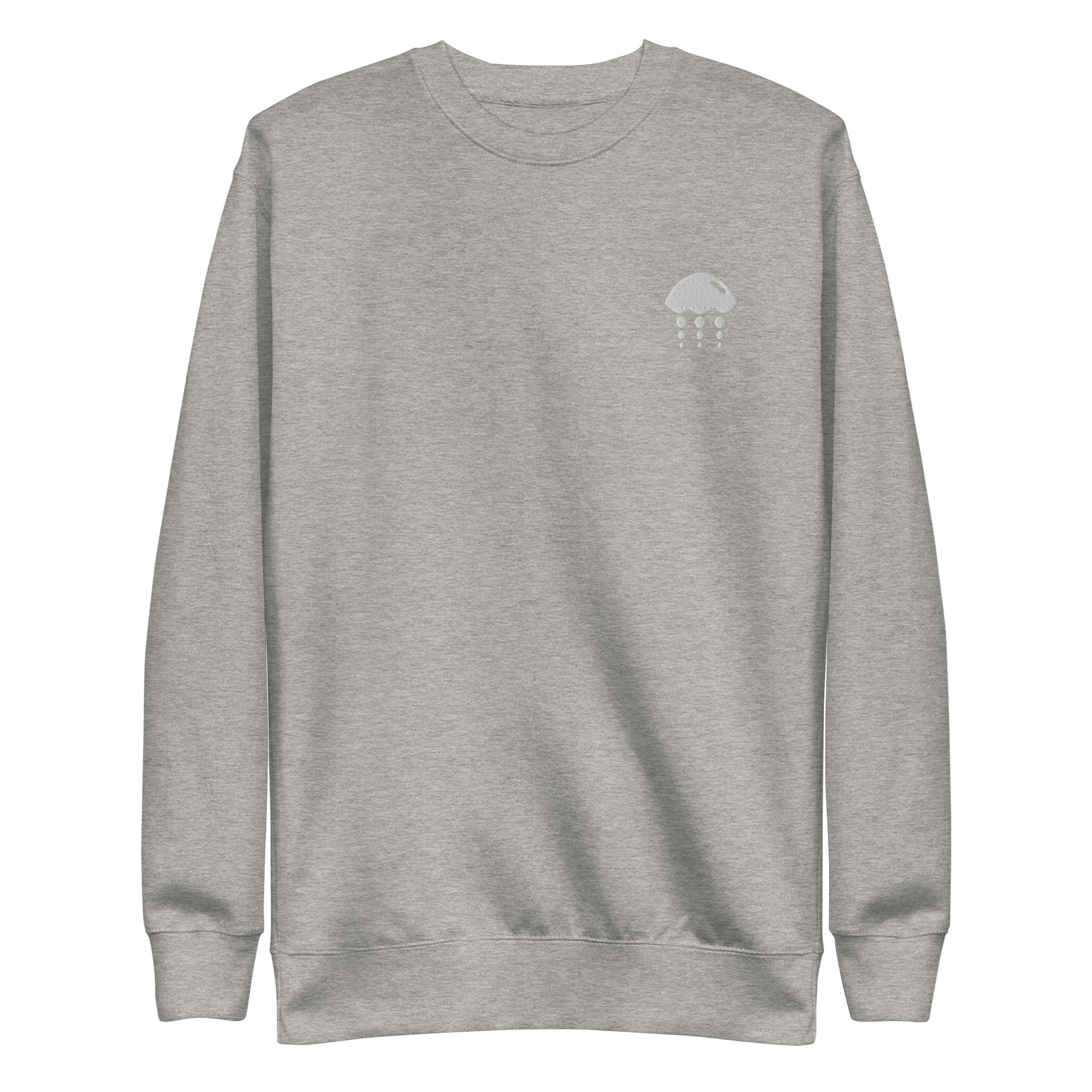 Embroidered Sweatshirt - Classic White Jelly