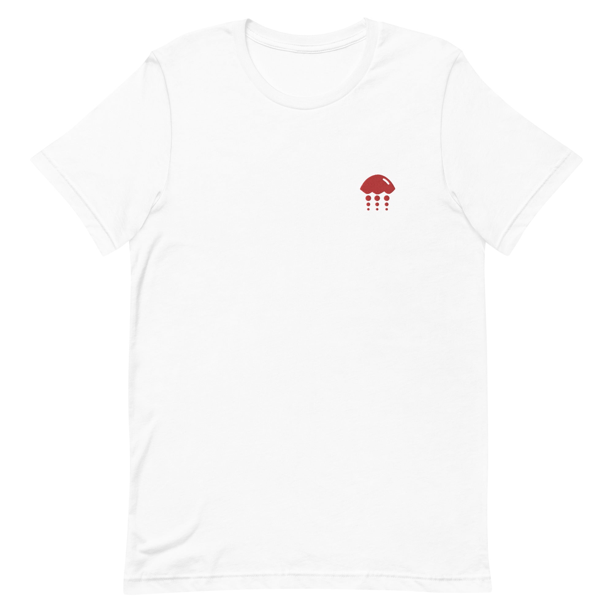 Embroidered Short-sleeve Tee - Classic Red Jelly